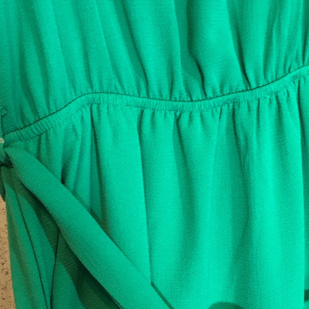 Sophia + Zeke Kelley Green Short Sleeve Dress - Picture 16 of 16